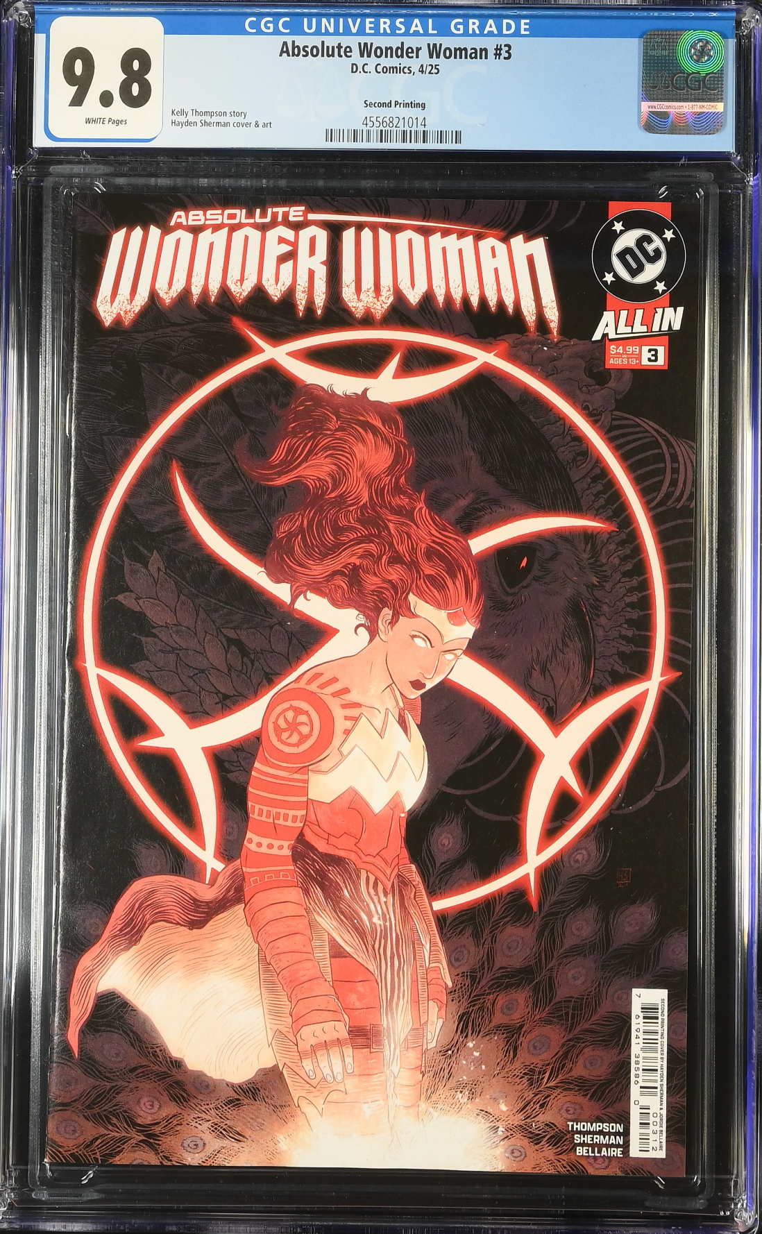 Absolute Wonder Woman #3 Second Printing CGC 9.8