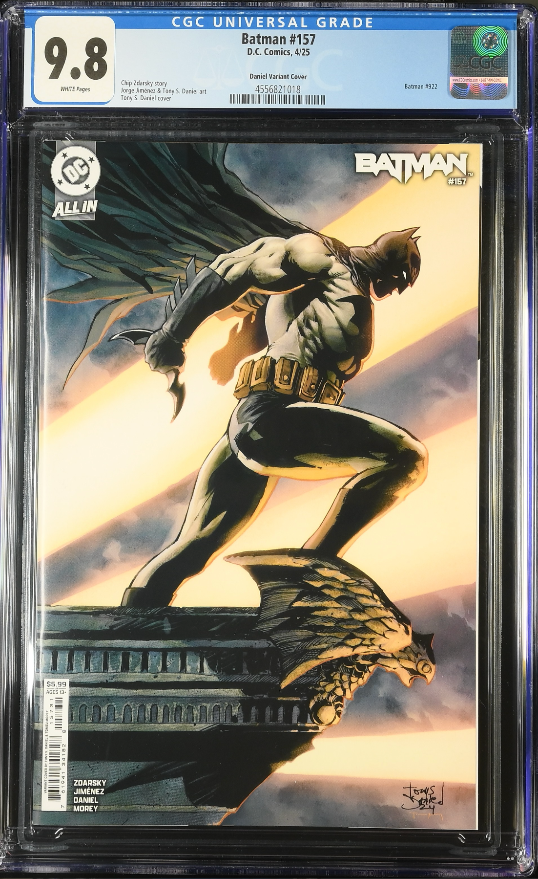 Batman #157 Opena Variant CGC 9.8