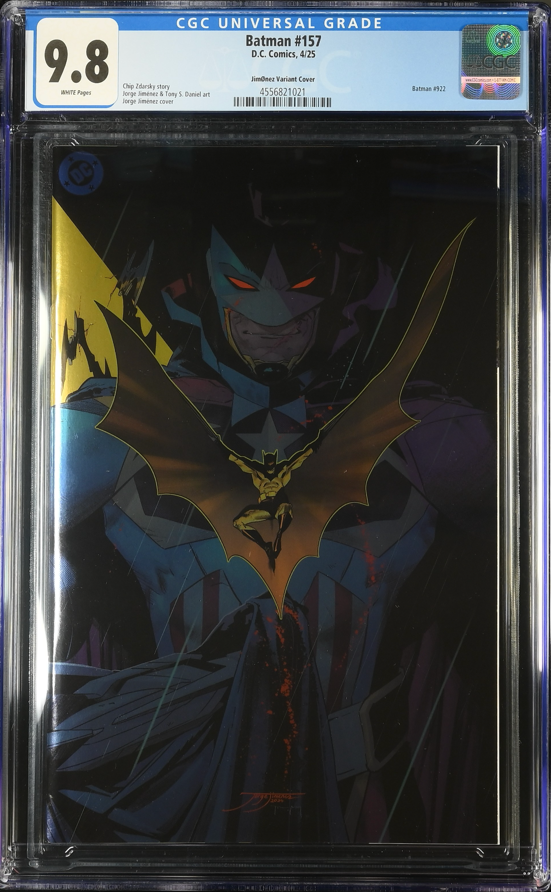 Batman #157 Jimenez Foil Variant CGC 9.8