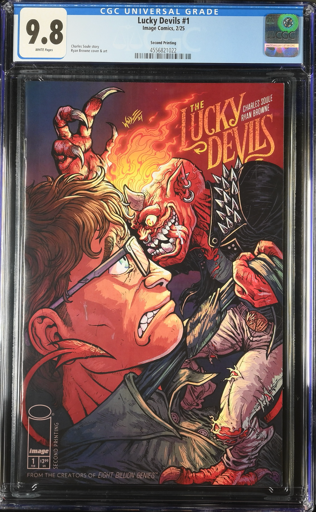 Lucky Devils #1 Second Printing CGC 9.8