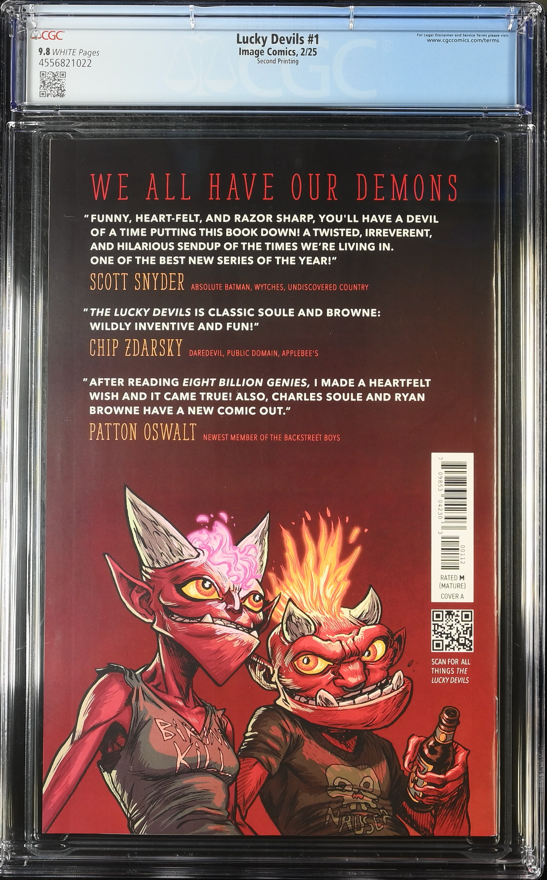 Lucky Devils #1 Second Printing CGC 9.8