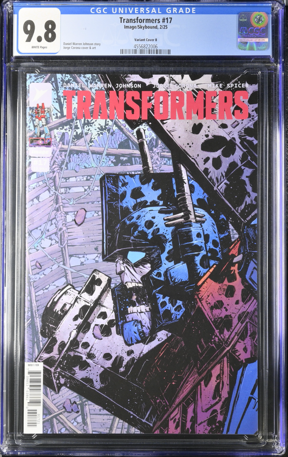 Transformers #17 Corona Variant CGC 9.8