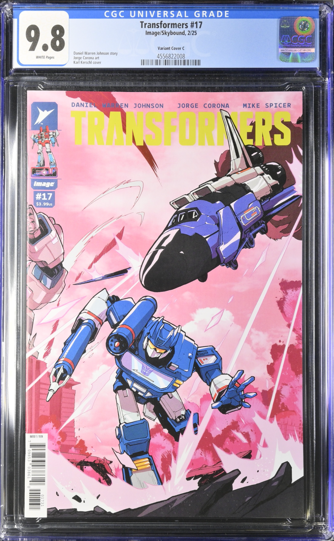 Transformers #17 Kerschl 1:10 Retailer Incentive Variant CGC 9.8