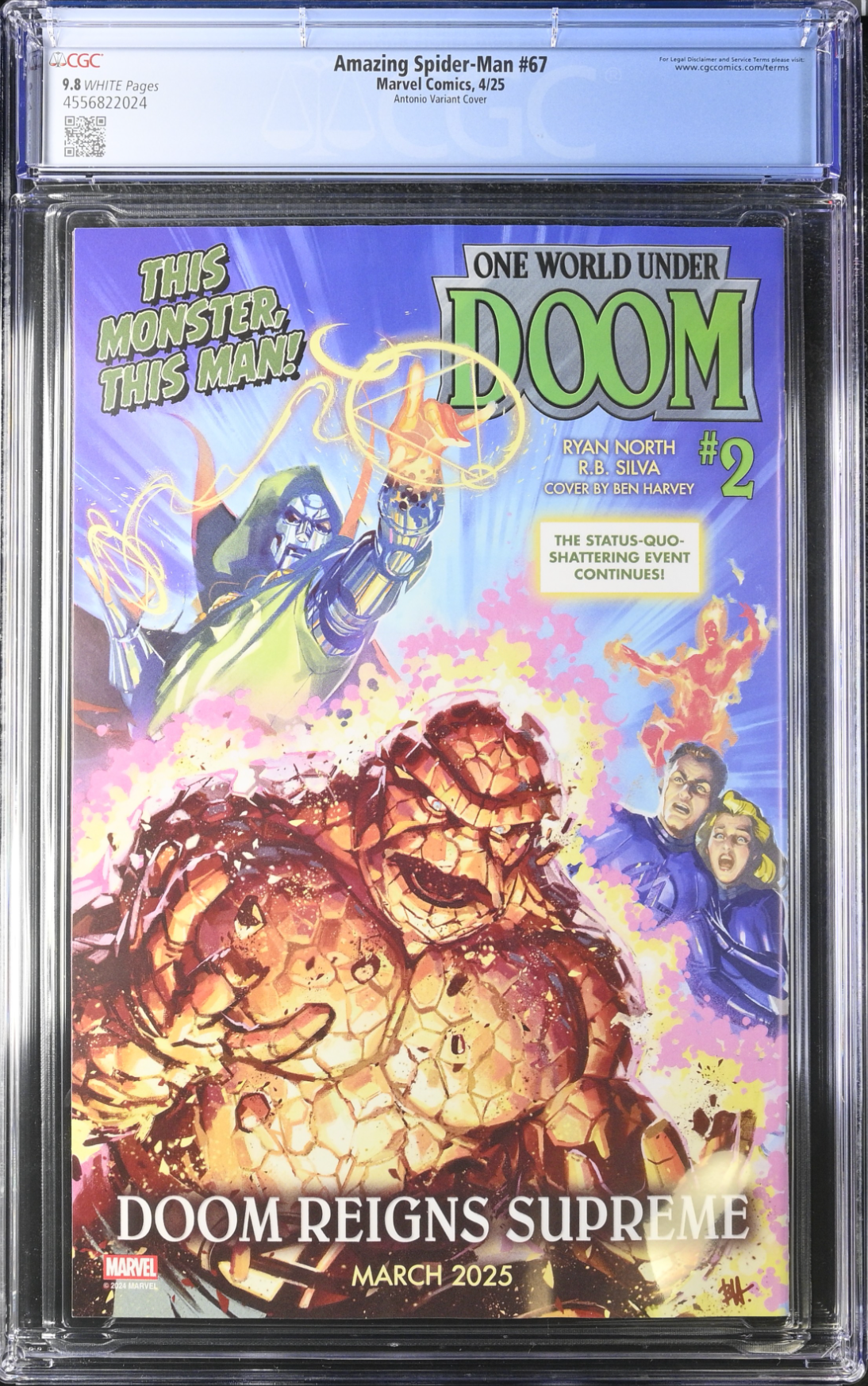 Amazing Spider-Man #67 Antonio Variant CGC 9.8