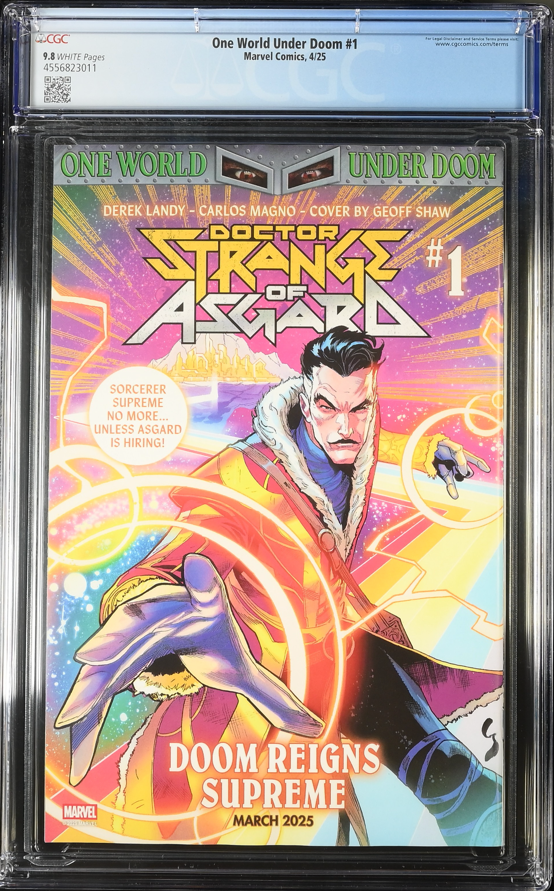 One World Under Doom #1 CGC 9.8