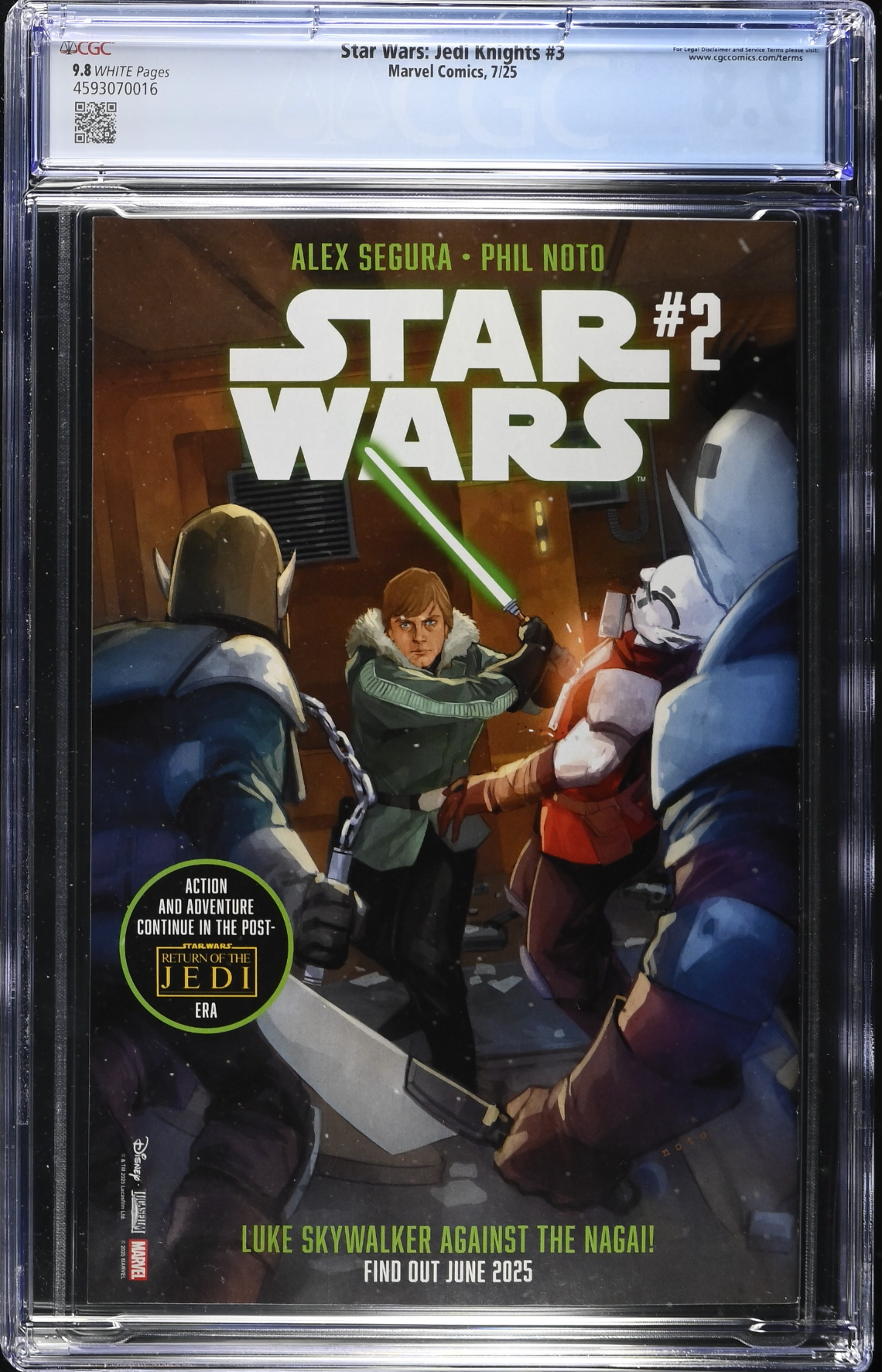 Star Wars: Jedi Knights #3 CGC 9.8