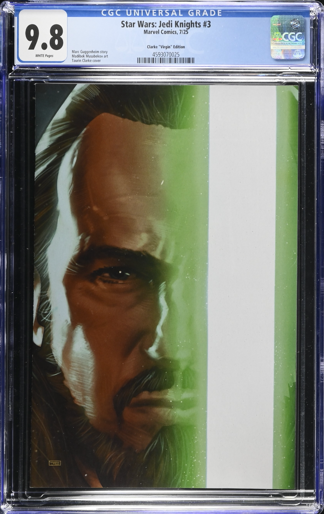 Star Wars: Jedi Knights #3 Clarke 1:100 Virgin Retailer Incentive Variant CGC 9.8