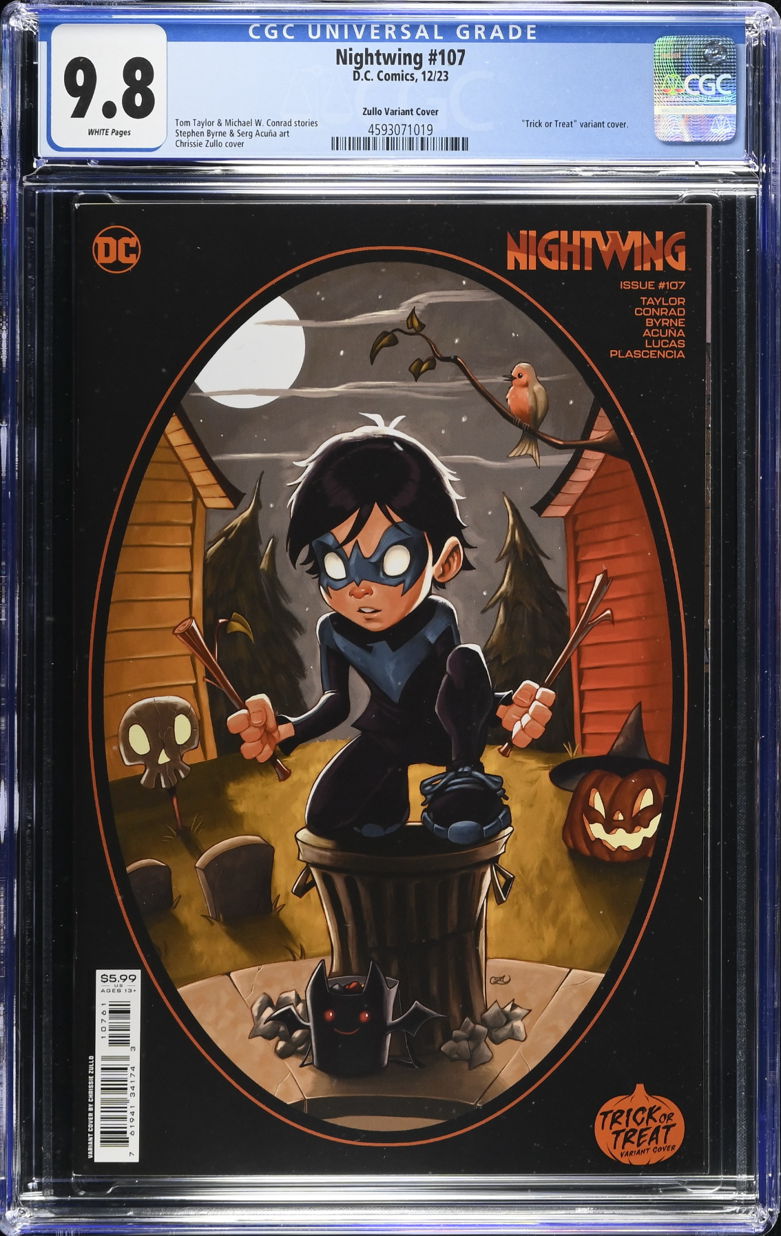 Nightwing #107 Zullo Variant CGC 9.8