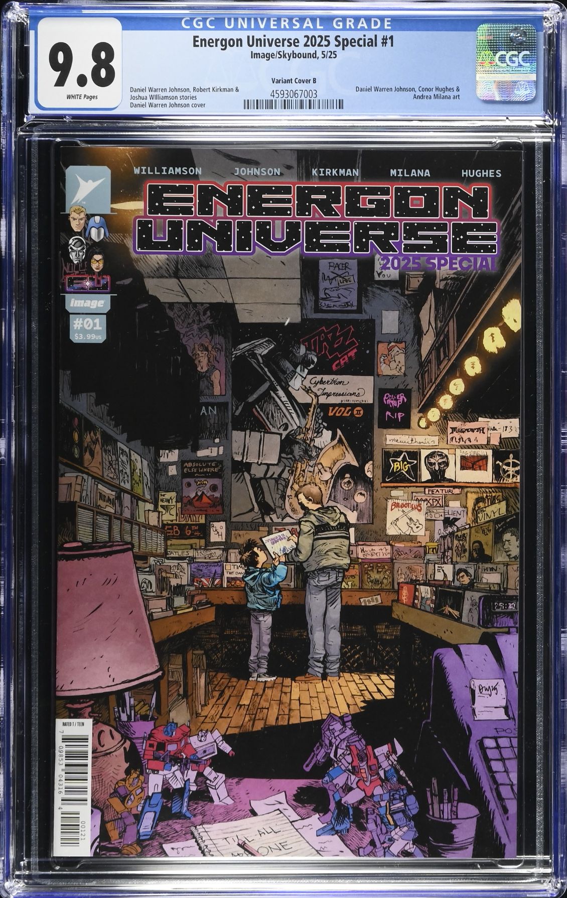 Energon Universe 2025 Special #1 Johnson Variant CGC 9.8