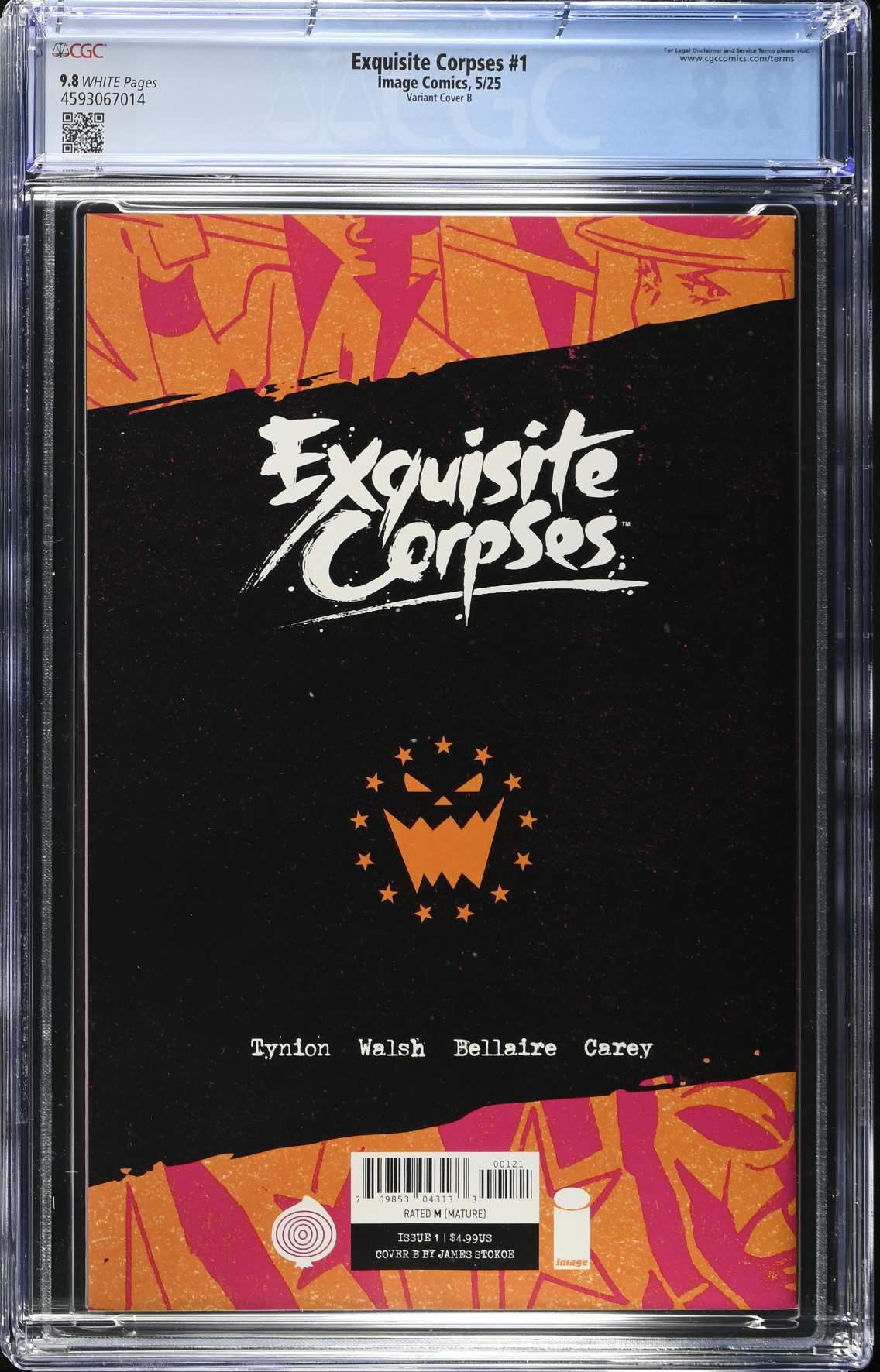 Exquisite Corpses #1 Cover B - Stokoe Variant CGC 9.8