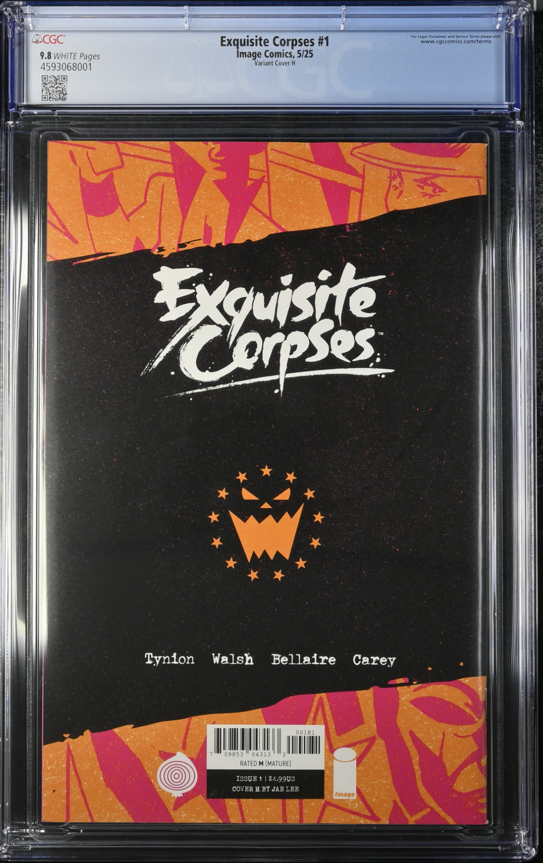 Exquisite Corpses #1 Cover H - Lee 1:100 Retailer Incentive Variant CGC 9.8