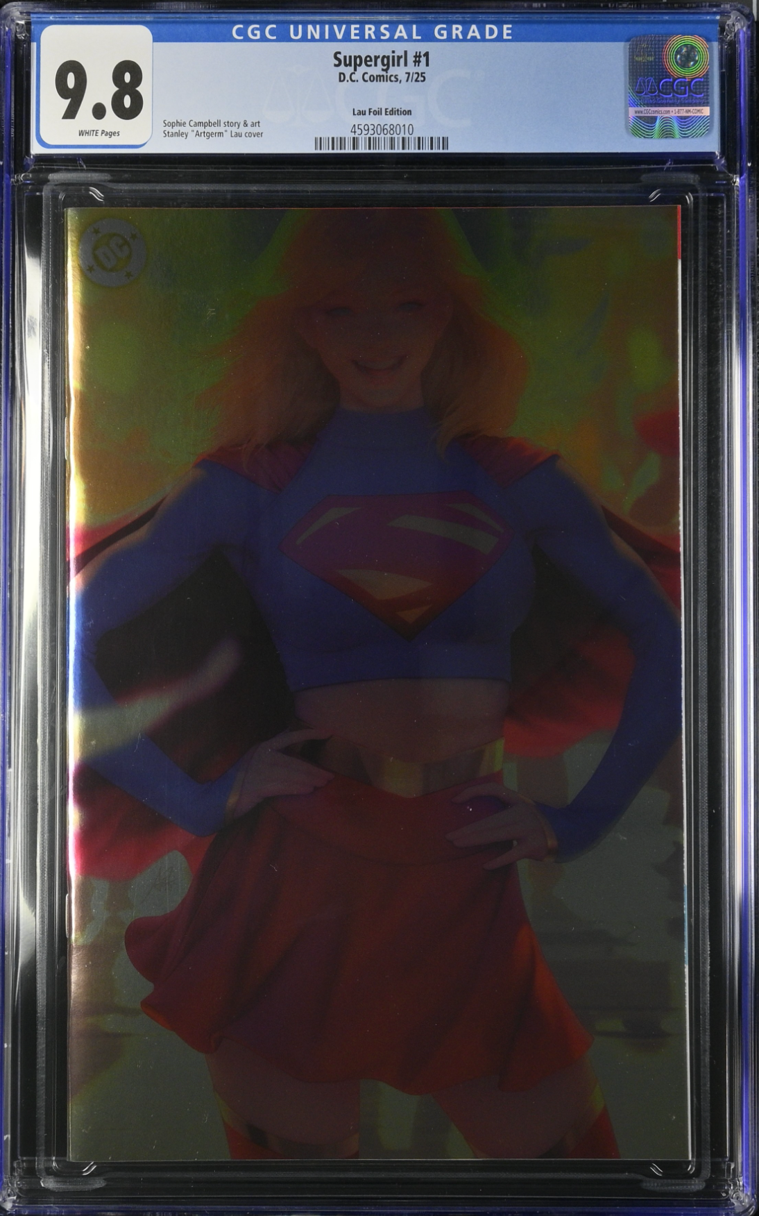 Supergirl #1 Artgerm Foil Variant CGC 9.8
