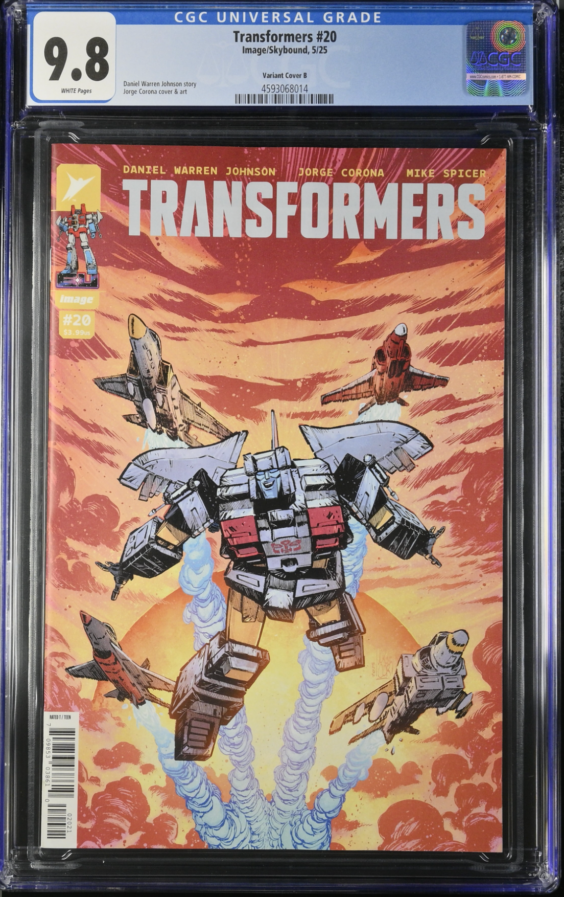 Transformers #20 Corona Variant CGC 9.8