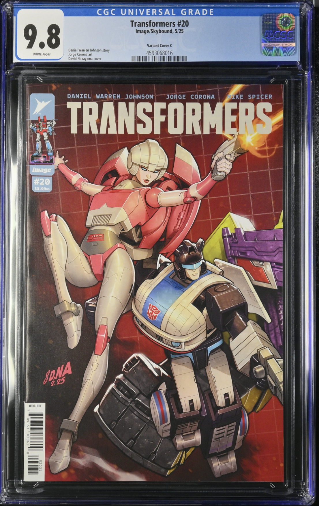 Transformers #20 Nakayama 1:10 Retailer Incentive Variant CGC 9.8