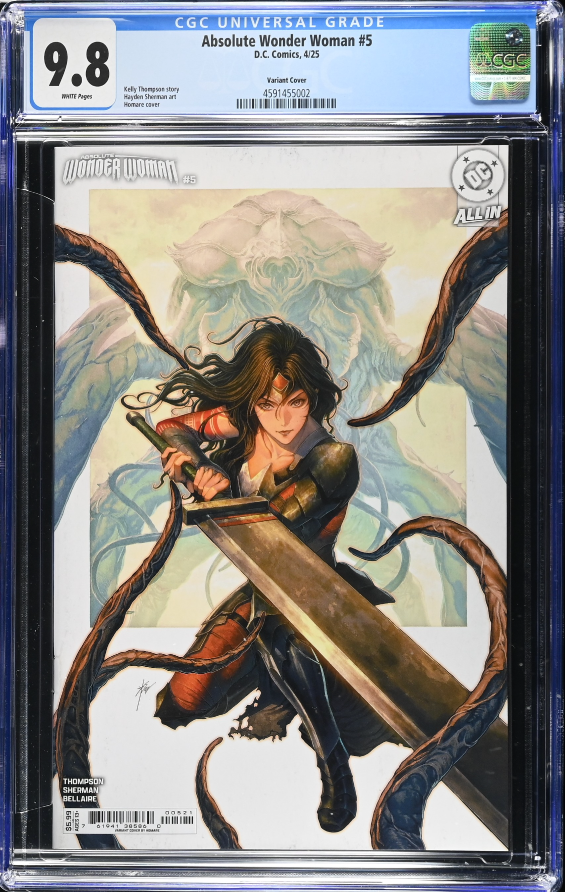 Absolute Wonder Woman #5 Homare Variant CGC 9.8