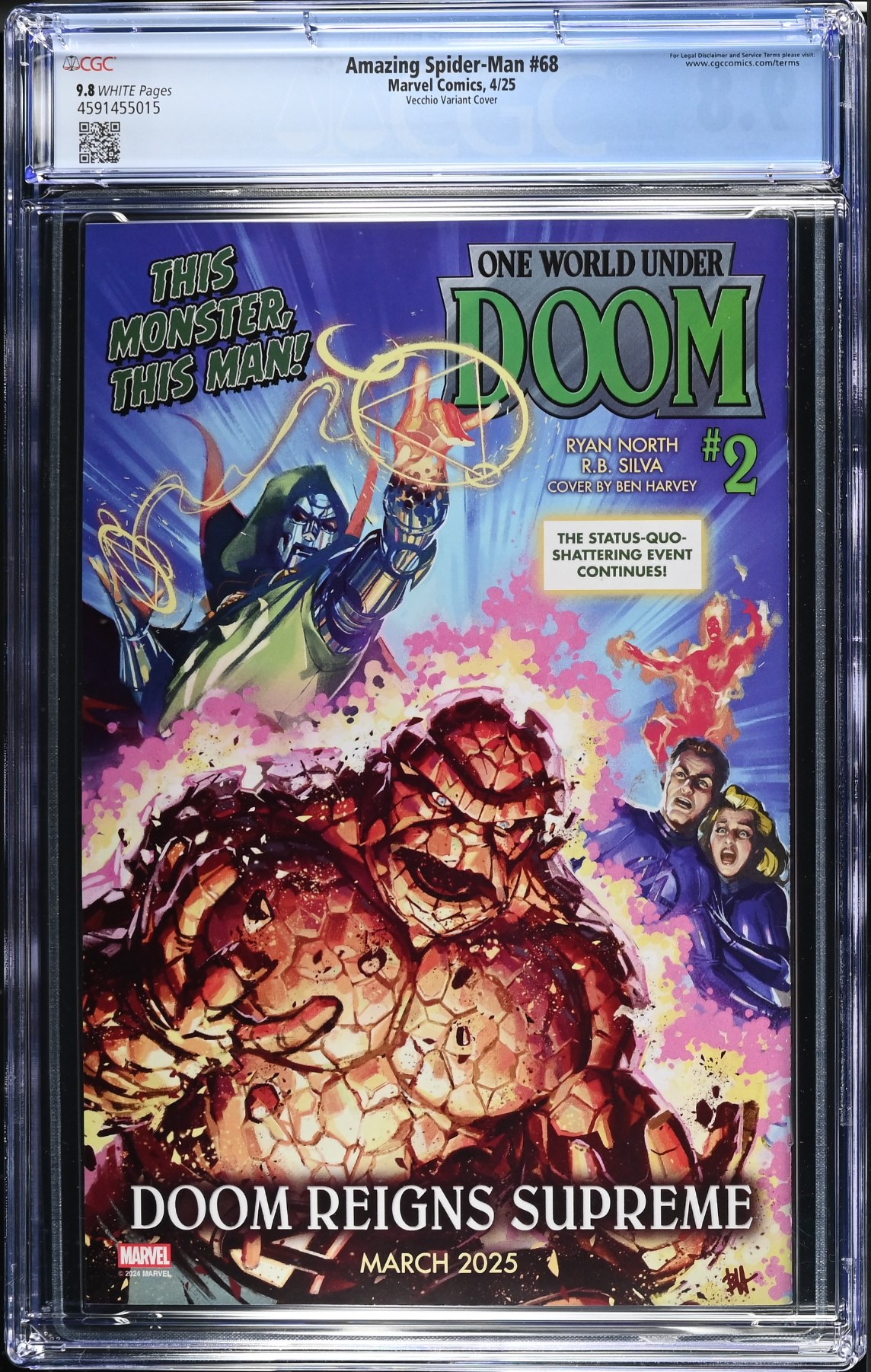 Amazing Spider-Man #68 Vecchio Variant CGC 9.8