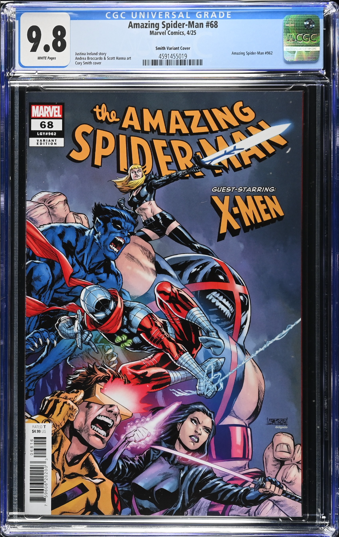 Amazing Spider-Man #68 Smith 1:25 Retailer Incentive Variant CGC 9.8