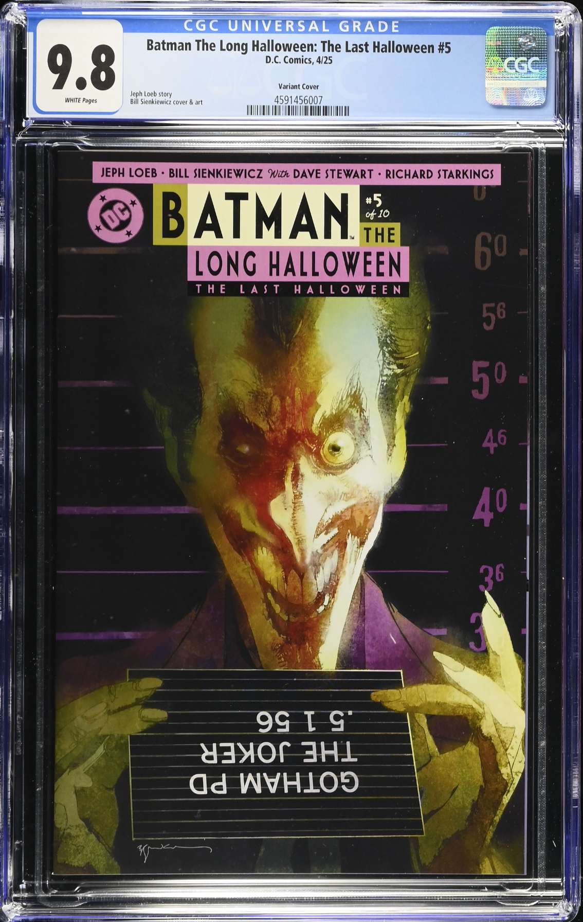 Batman: The Long Halloween - The Last Halloween #5 Sienkiewicz Variant CGC 9.8