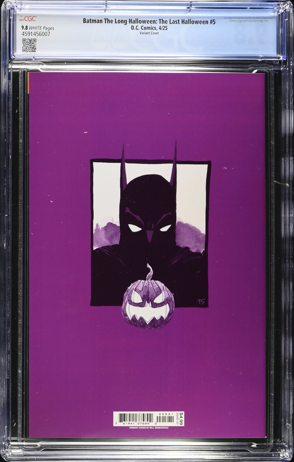 Batman: The Long Halloween - The Last Halloween #5 Sienkiewicz Variant CGC 9.8