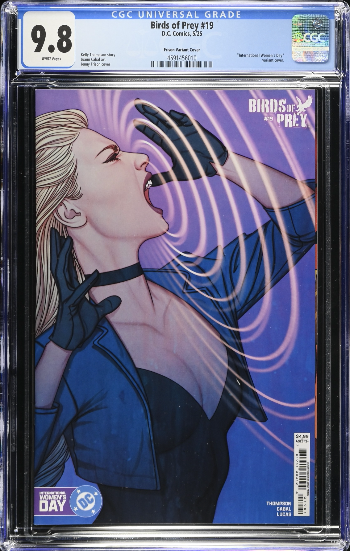 Birds of Prey #19 Frison Variant CGC 9.8