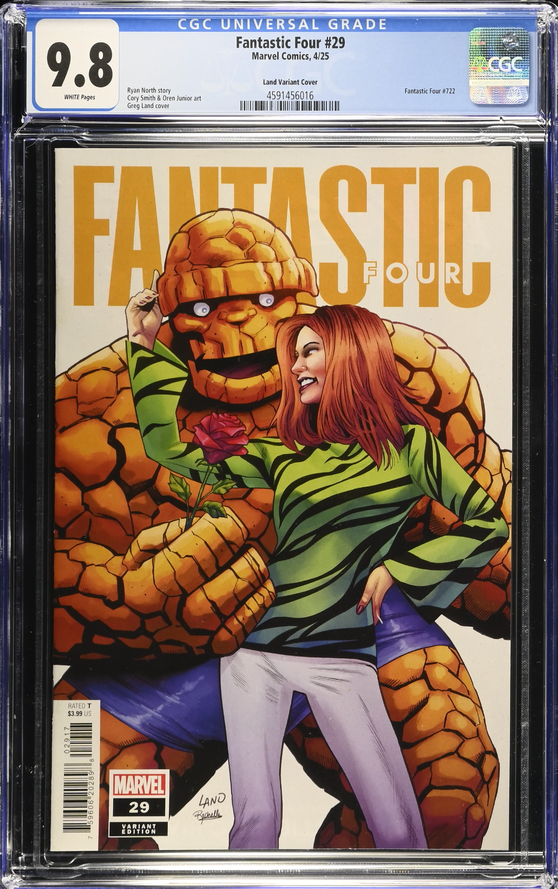 Fantastic Four #29 Land 1:25 Retailer Incentive Variant CGC 9.8