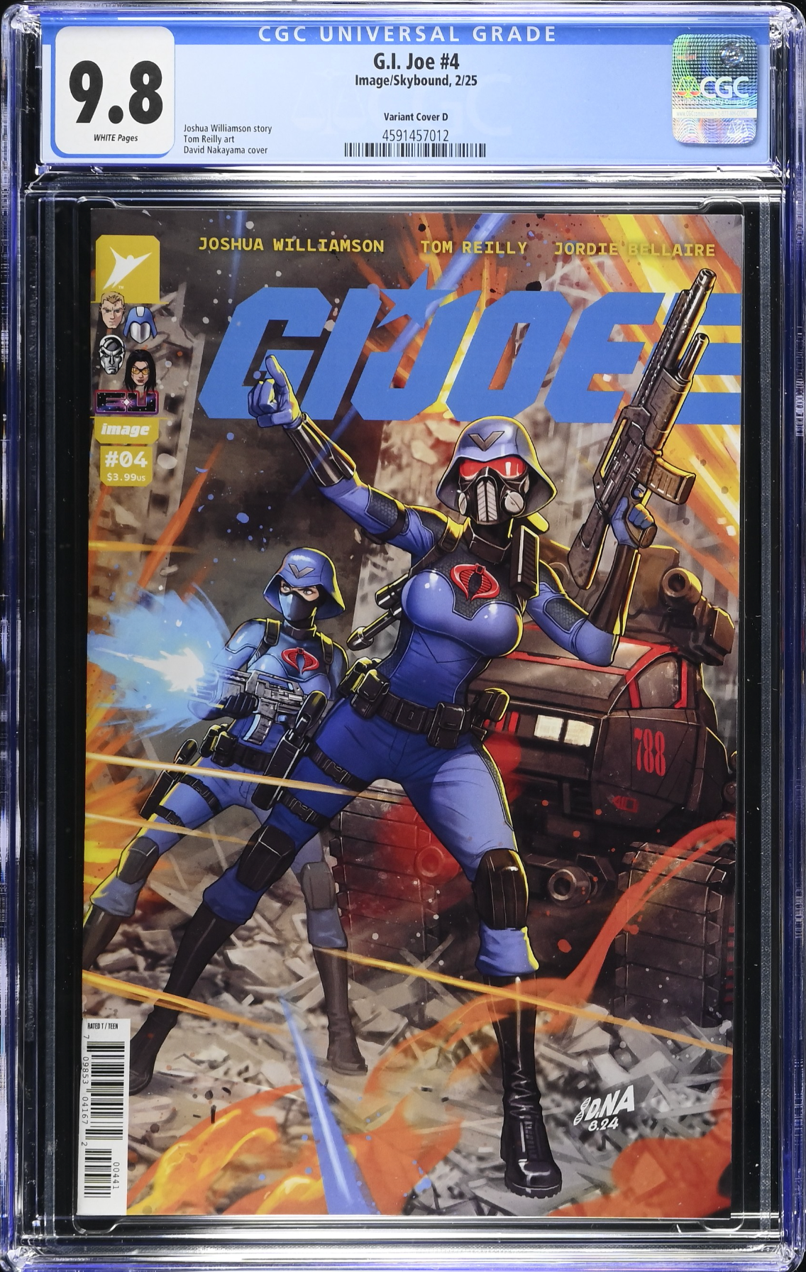 G.I. Joe #4 Nakayama 1:10 Connecting Retailer Incentive Variant CGC 9.8