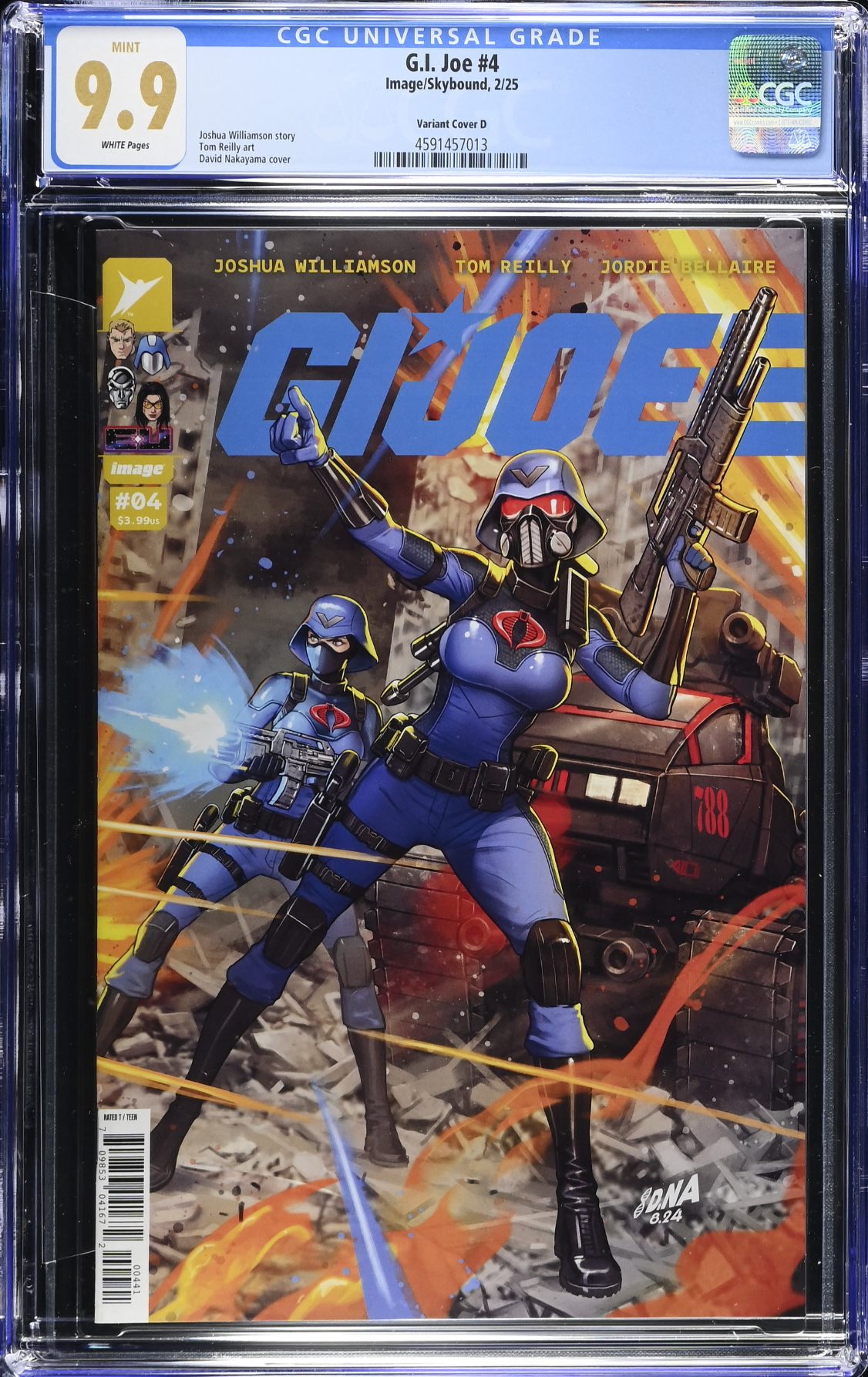 G.I. Joe #4 Nakayama 1:10 Connecting Retailer Incentive Variant CGC 9.9