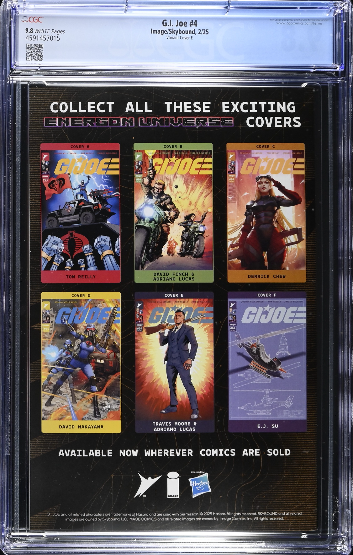 G.I. Joe #4 Moore 1:25 Retailer Incentive Variant CGC 9.8