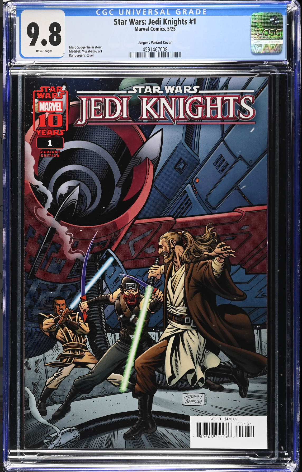 Star Wars: Jedi Knights #1 Jurgens Variant CGC 9.8