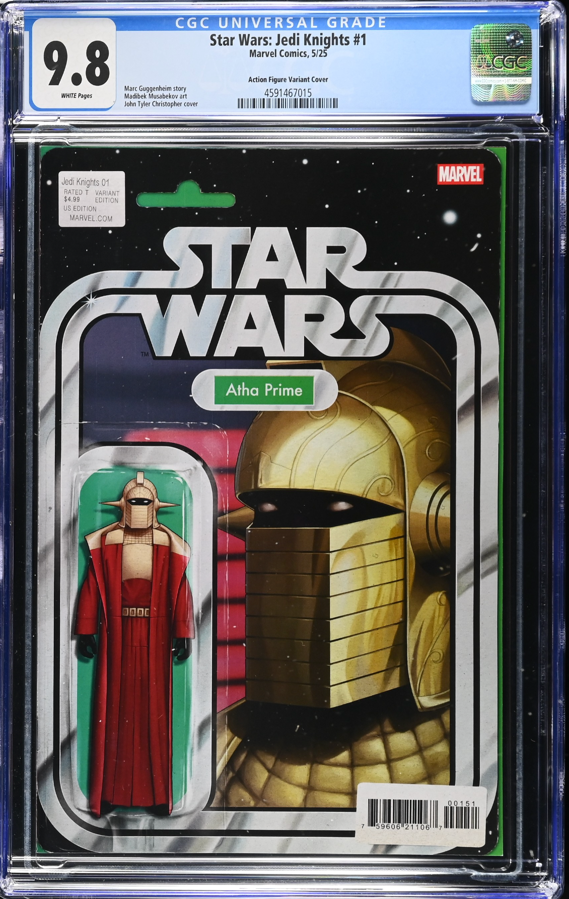 Star Wars: Jedi Knights #1 Action Figure Variant CGC 9.8