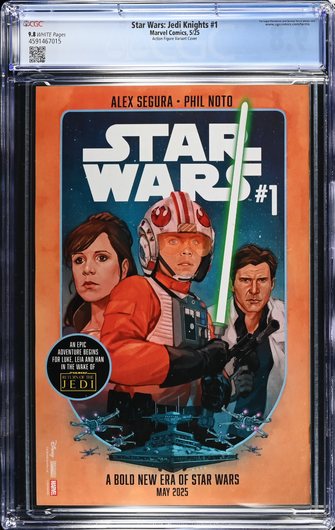 Star Wars: Jedi Knights #1 Action Figure Variant CGC 9.8