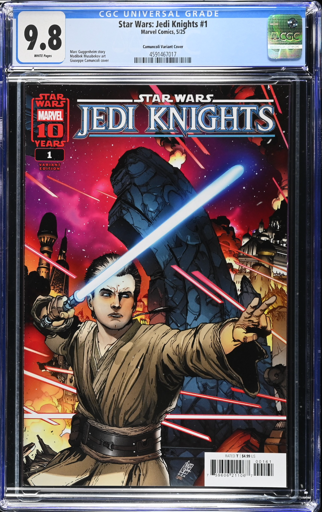 Star Wars: Jedi Knights #1 Camuncoli Variant CGC 9.8