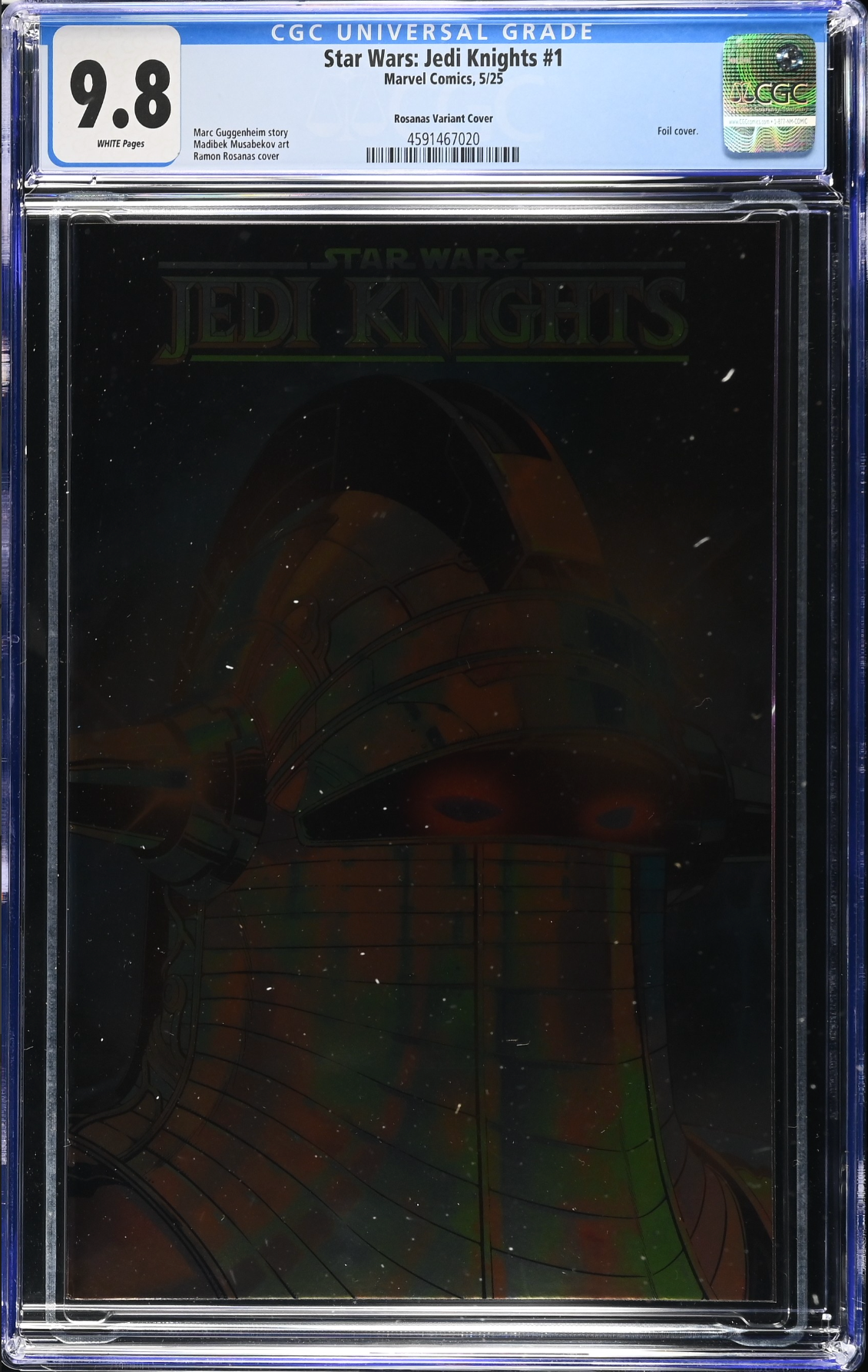 Star Wars: Jedi Knights #1 Rosanas Foil Variant CGC 9.8