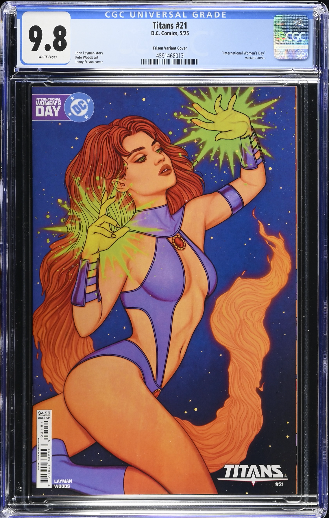 Titans #21 Frison Variant CGC 9.8