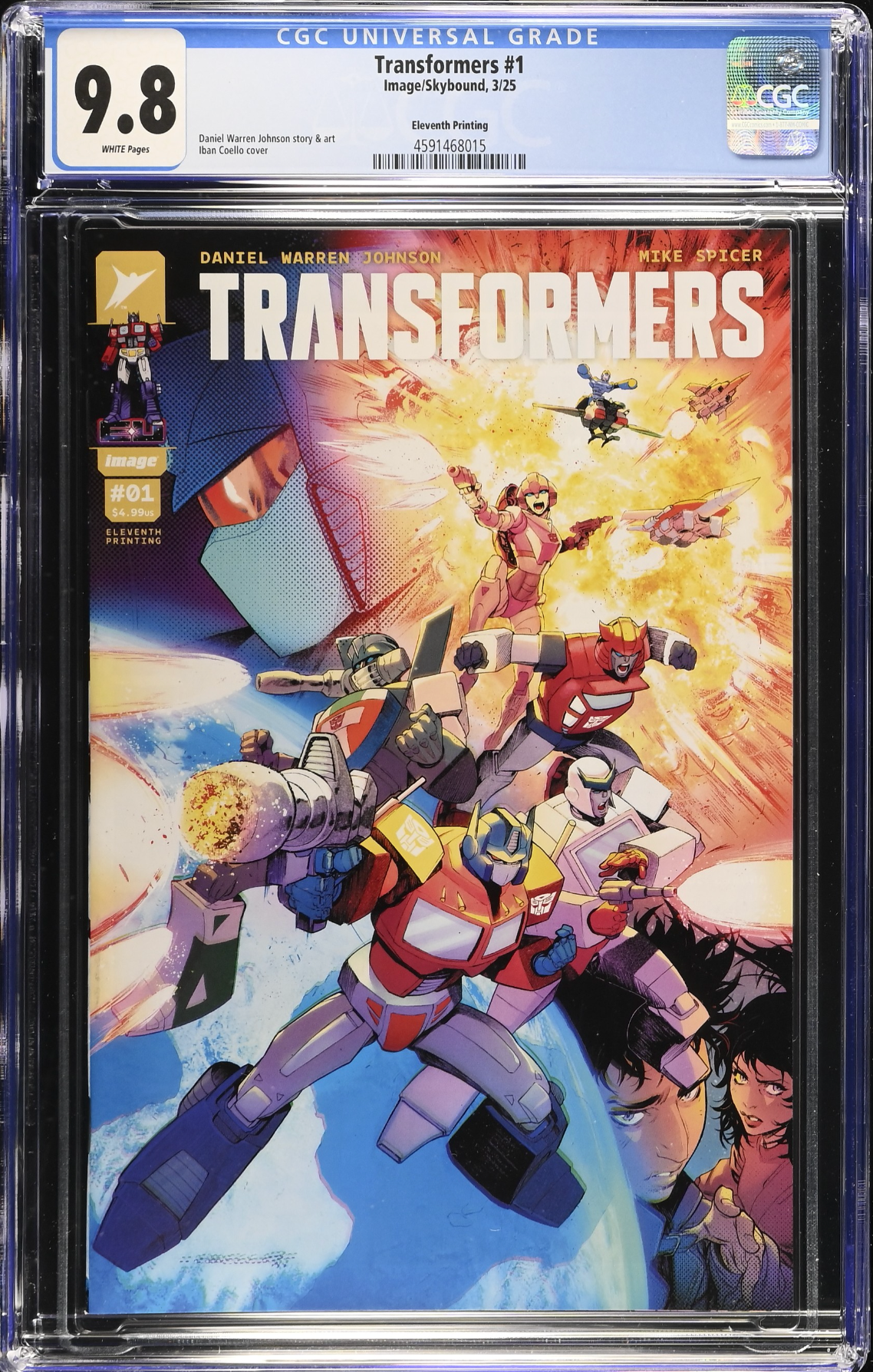 Transformers #1 Eleventh Printing CGC 9.8