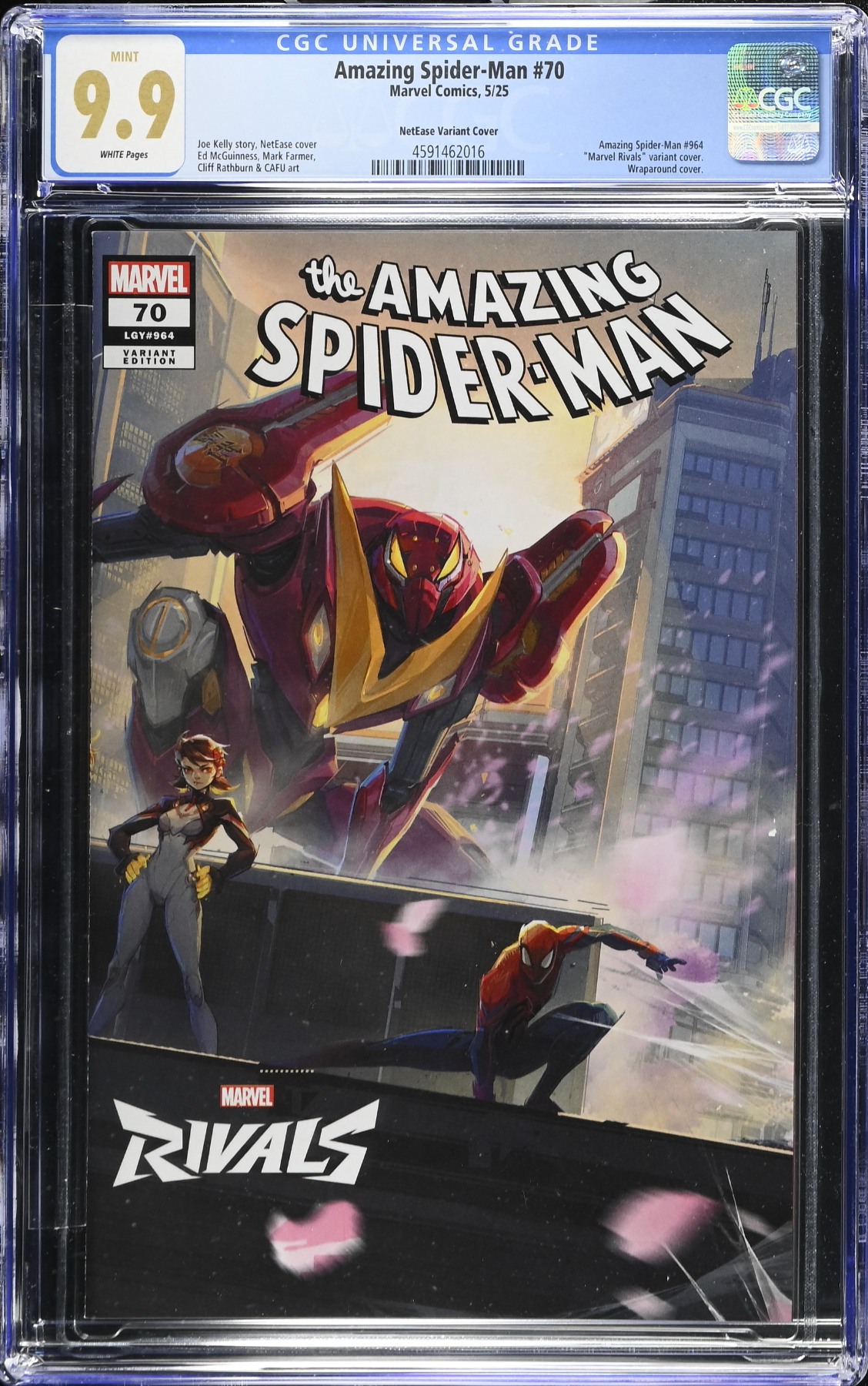Amazing Spider-Man #70 NetEase Variant CGC 9.9