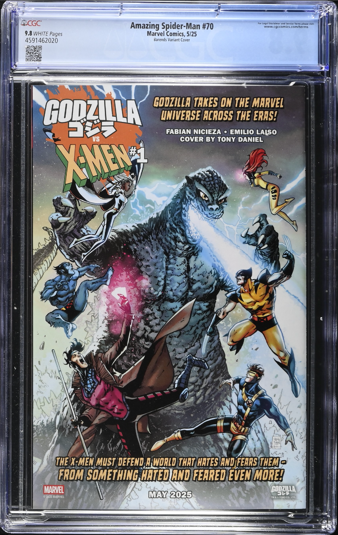 Amazing Spider-Man #70 Barends 1:25 Retailer Incetntive Variant CGC 9.8