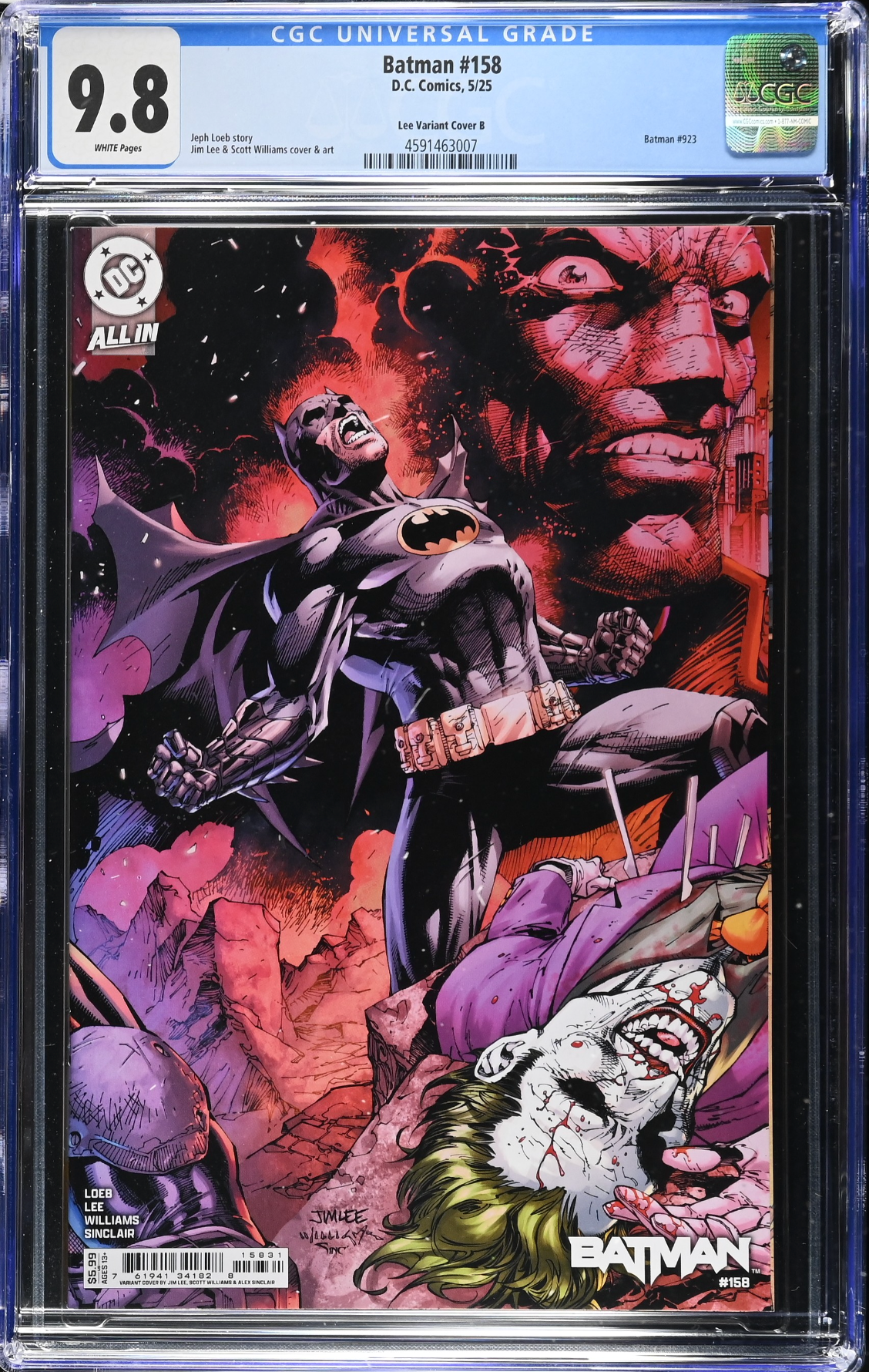 Batman #158 Lee Variant B CGC 9.8