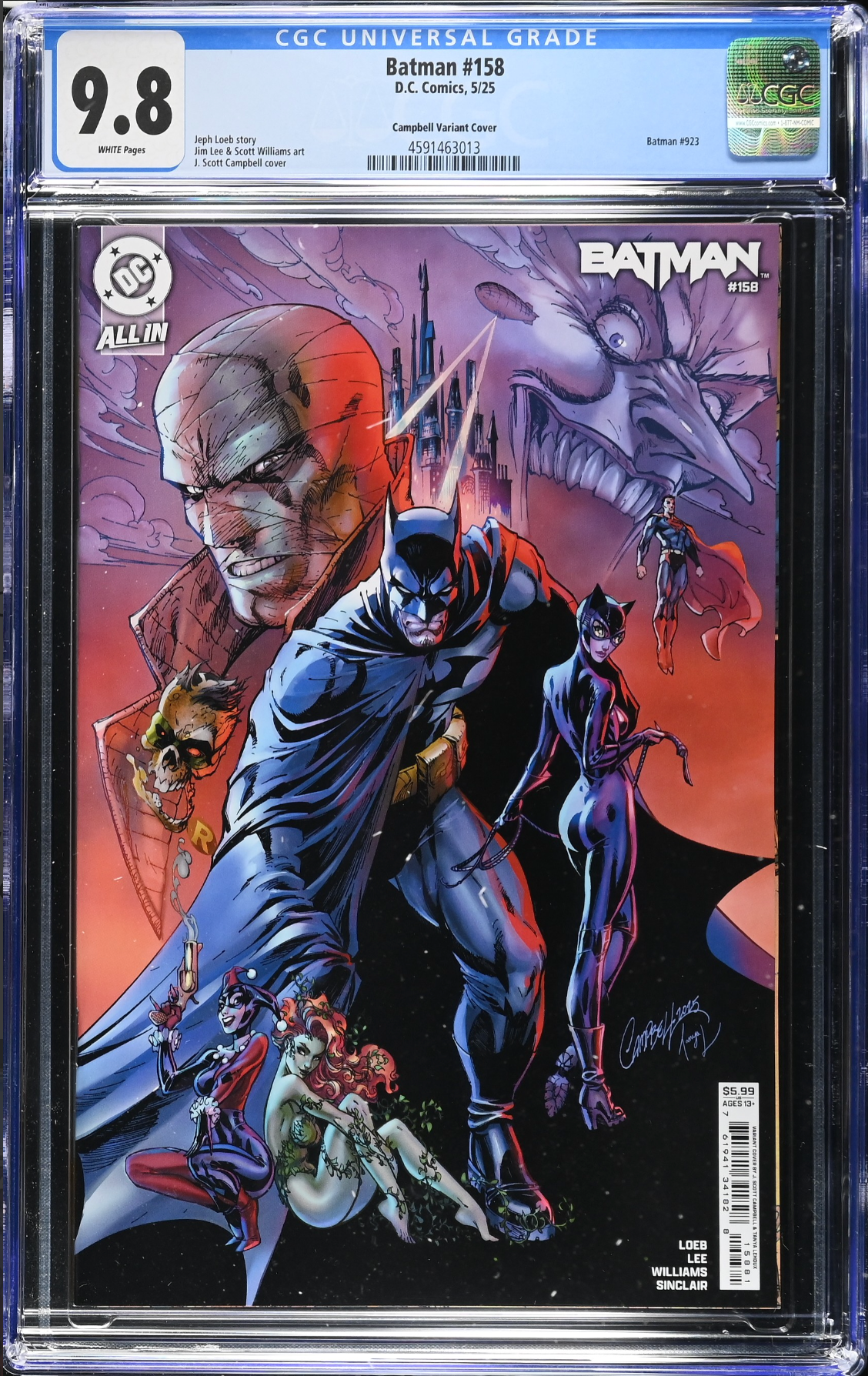 Batman #158 Campbell Variant CGC 9.8