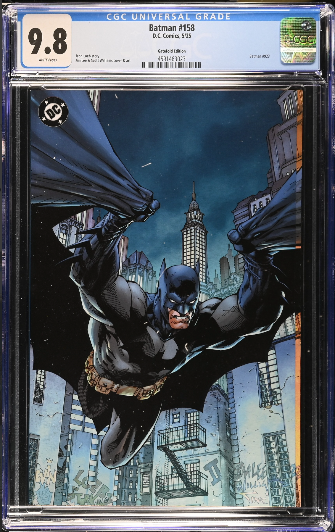 Batman #158 Lee Gatefold Variant CGC 9.8
