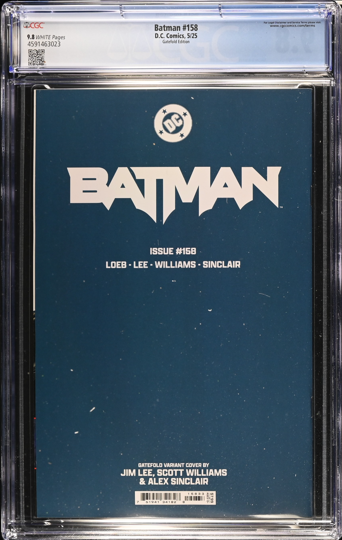 Batman #158 Lee Gatefold Variant CGC 9.8