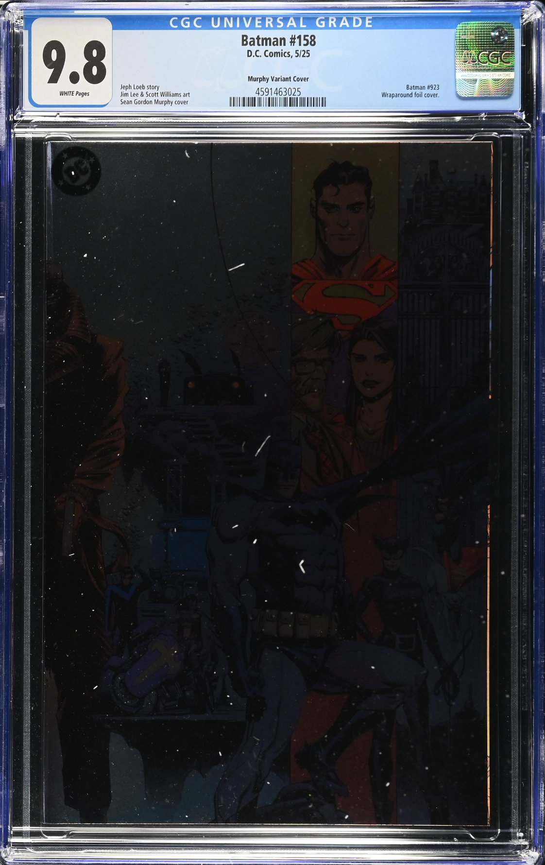 Batman #158 Murphy Wraparound Foil Variant CGC 9.8