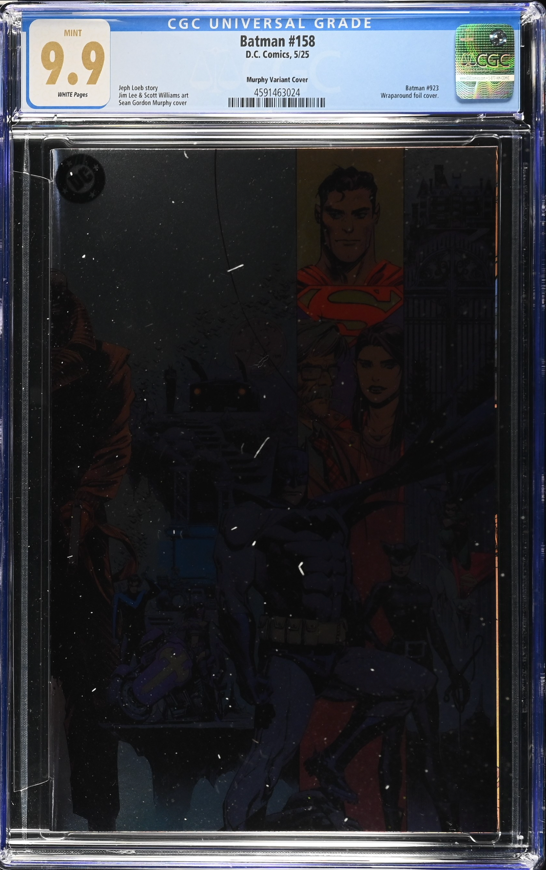 Batman #158 Murphy Wraparound Foil Variant CGC 9.9