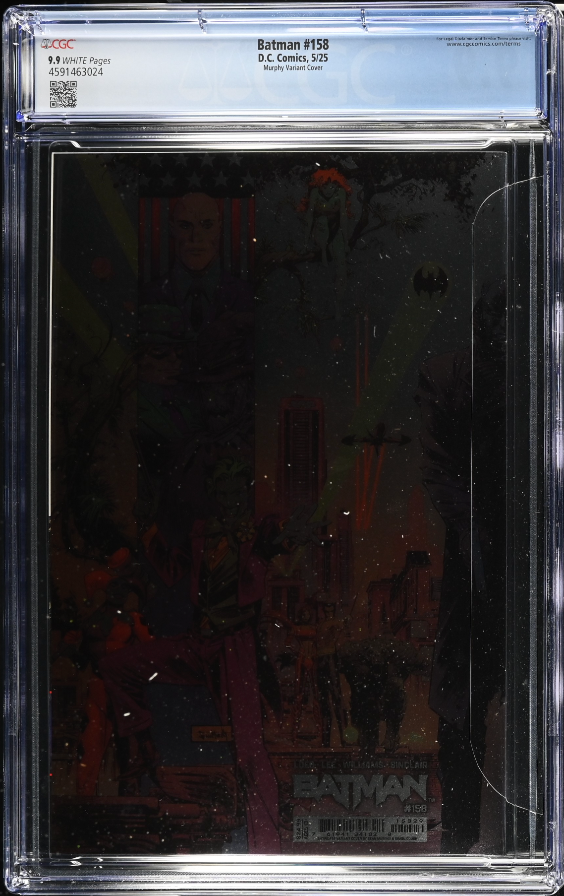 Batman #158 Murphy Wraparound Foil Variant CGC 9.9