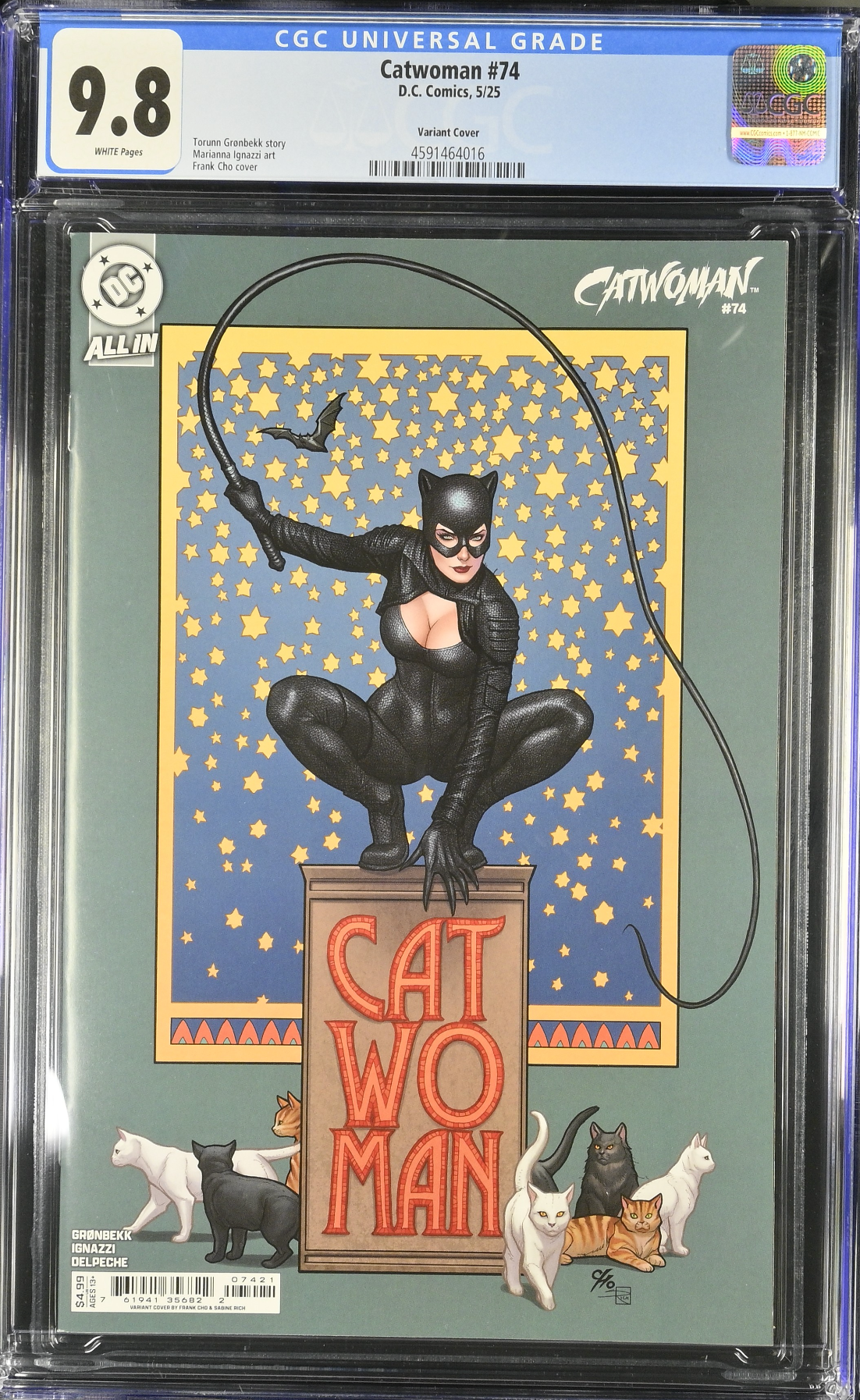 Catwoman #74 Cho Variant CGC 9.8