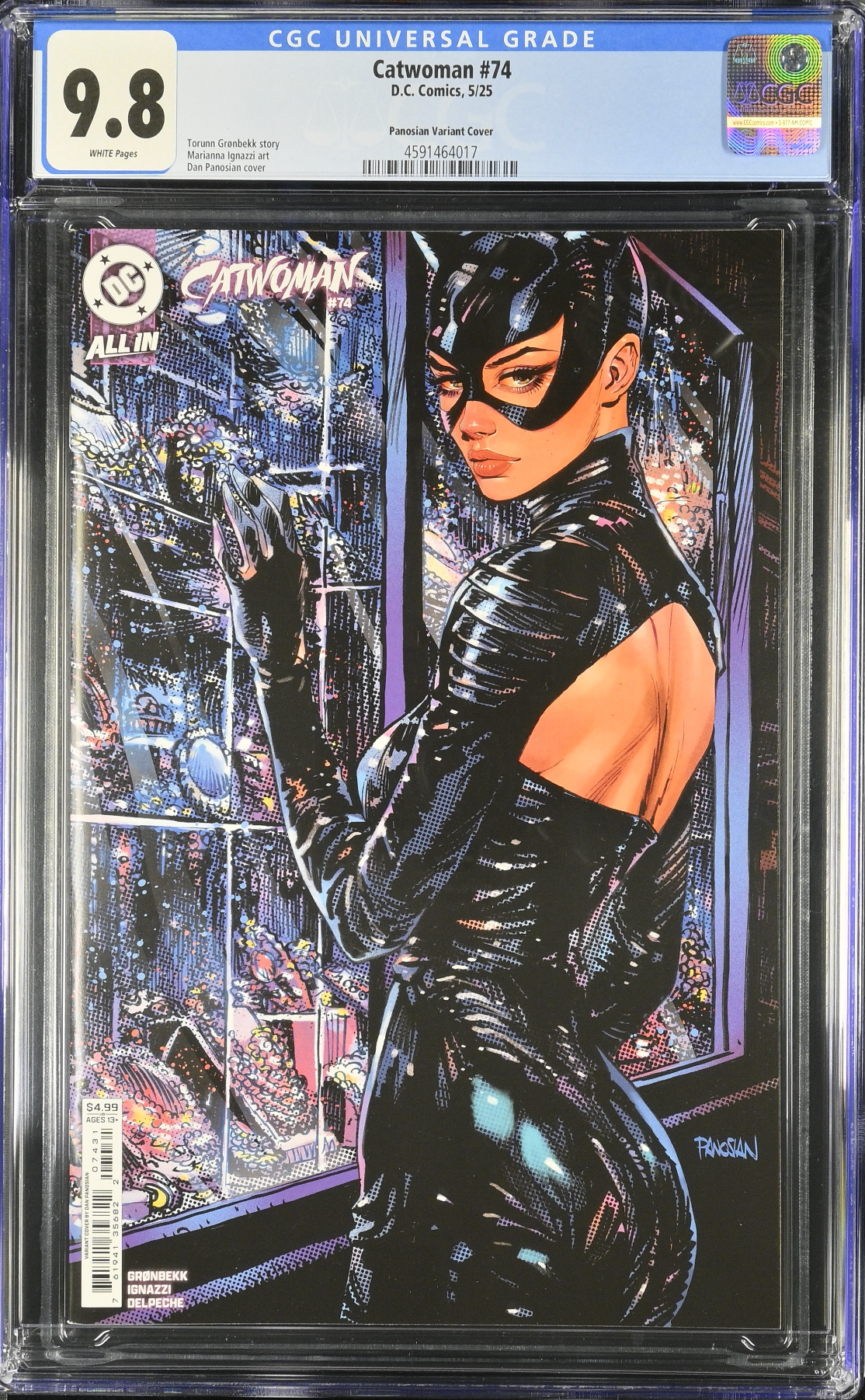 Catwoman #74 Panosian Variant CGC 9.8