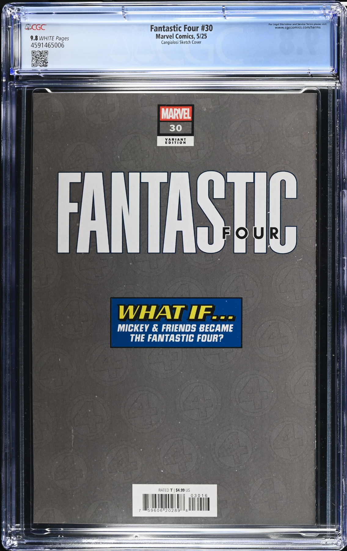 Fantastic Four #30 Disney 1:100 Retailer Incentive Variant CGC 9.8