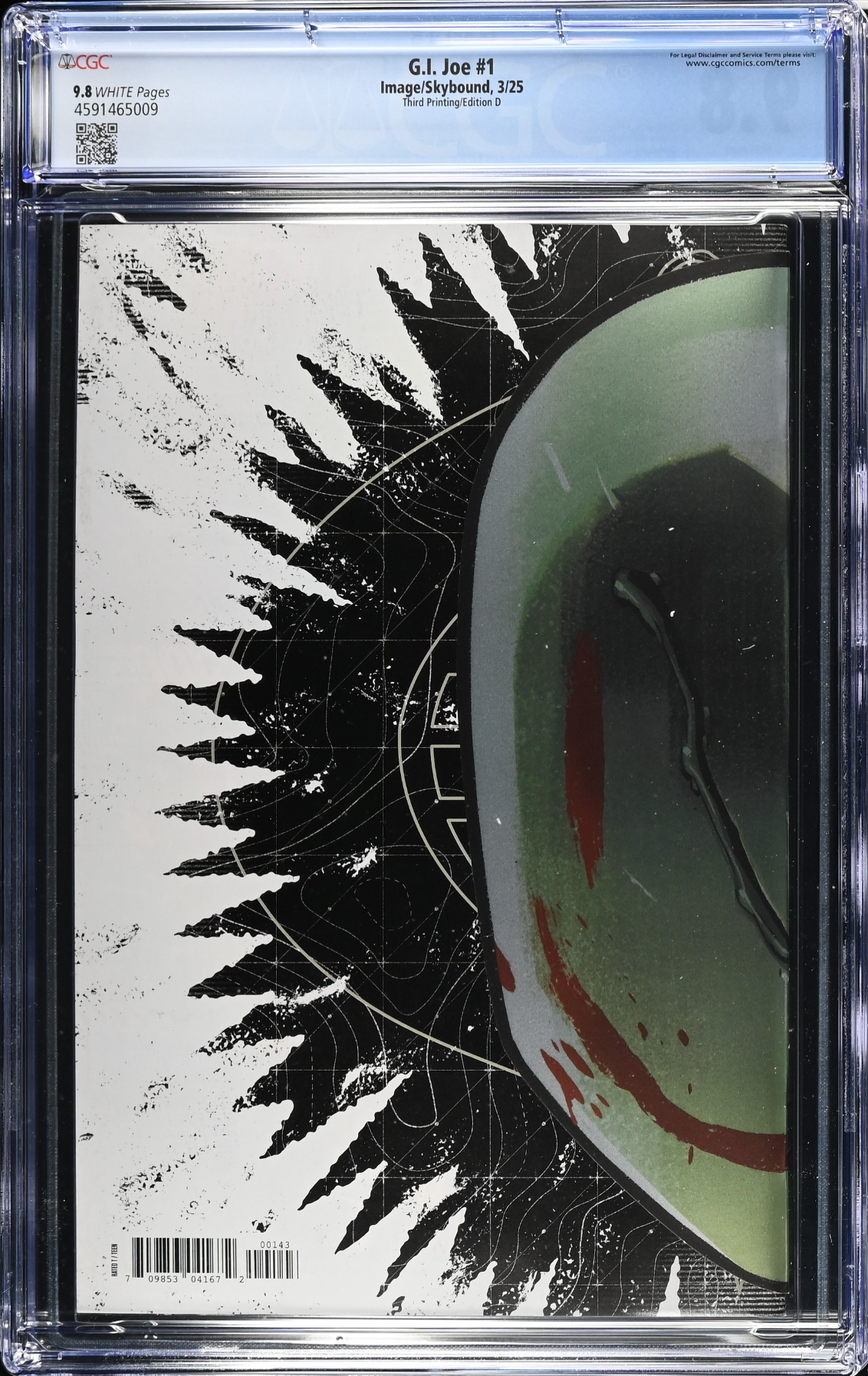 G.I. Joe #1 Third Printing - Cover D - CGC 9.8