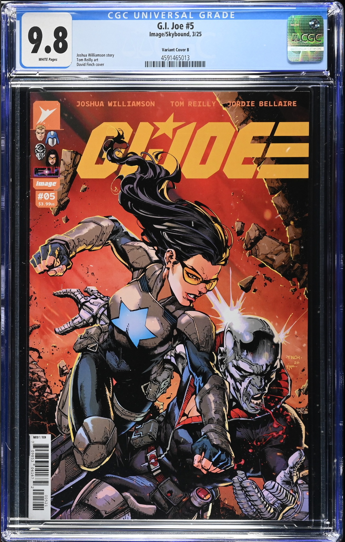 G.I. Joe #5 Finch Variant CGC 9.8