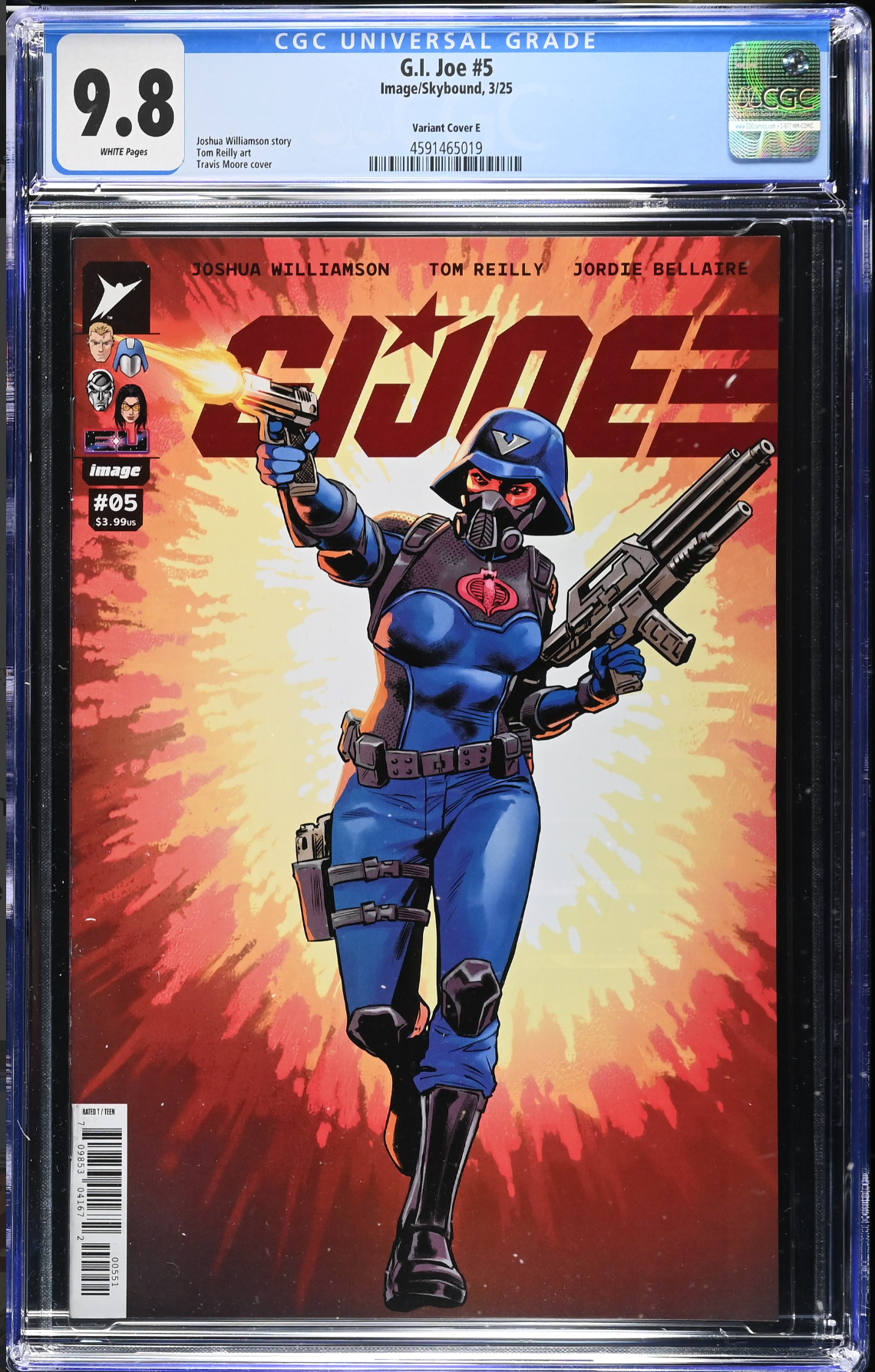 G.I. Joe #5 Moore 1:25 Retailer Incentive Variant CGC 9.8